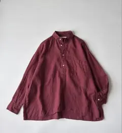 le glazik ルグラジック リネン100% プルオーバーシャツ 36のサムネイル
