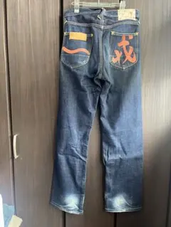 EVISU 朱耳 2001 35×35 MIGHTY 紅白 大黒 マイティー - メルカリ