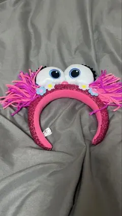 セサミストリート アビー カチューシャ ピンク ユニバ