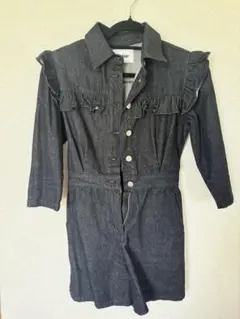 Eé denim frill all in one エピヌ デニムオールインワン