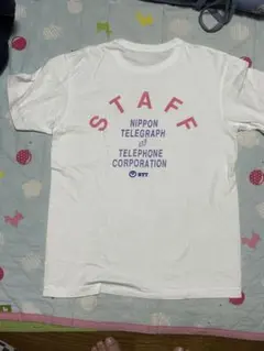 NTT エヌティーティー　電電公社　スタッフTシャツ 電話100周年