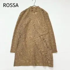 ROSSA シルク100% 花柄プリント ニットトリム カーディガン 42 - メルカリ
