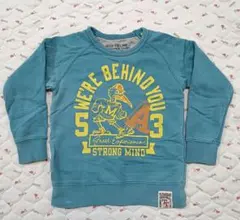 ブルー　キッズ　トレーナー　110