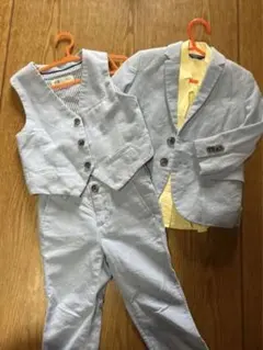男の子 フォーマル スーツ　水色　H＆M  90  4点セット