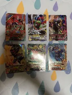 仮面ライダー SR カード6枚セット