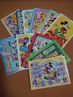 アマダ★ディズニー キャラクターカードクラブ シール・カード 10枚セット