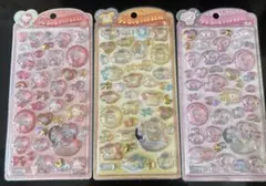 【正規品】サンリオ　うるちゅるポップシール　3種　セット