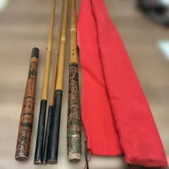 布袋竹 江戸和竿の職人作？4本繼 釣竿手作り 未使用に近く - メルカリ