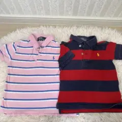 Polo by Ralph Lauren ポロシャツ 2枚セット ピンク レッド