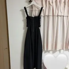 JEANASIS キャミワンピース 黒