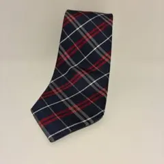 【美品】MODA RITORNO ネイビー レッド チェック ネクタイ
