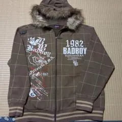 BADBOY チェック柄ブラウンジャケット 1982