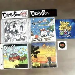 Dizzy Sunfist 1st〜4th デモCD ステッカー セット