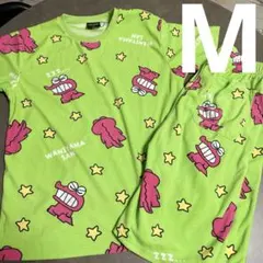 【新品未使用】クレヨンしんちゃん　半袖パイル上下ルームウェア　ワニ山さん　L
