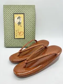 大阪心斎橋てんぐ　訳アリ　未使用品　和装バッグ＆草履セット　クリーム色　螺鈿細工 大阪心斎橋てんぐ 訳アリ 未使用品 和装バッグ＆草履セット