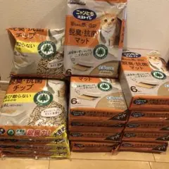 ニャンとも清潔トイレ 脱臭・抗菌チップ 脱臭・抗菌マット セットのサムネイル
