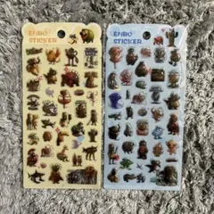 イタリアンブレインロット ぷくぷくシール 2枚セット