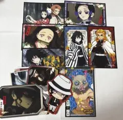 鬼滅の刃 ステッカー 10枚セット 胡蝶しのぶ 煉獄 義勇 伊黒 無惨 伊之助