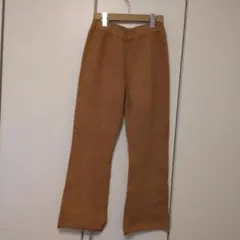 FREAK’S STOREポケット付きニットパンツオレンジ