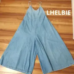 LHELBIE デニムキャミサロペット