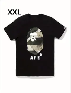 Bape カモフラージュ Tシャツ ホワイト 2XL ビッグシルエット 2025年