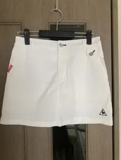 ルコック　ホワイト ゴルフスカート レディース　Lサイズ