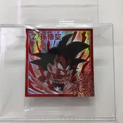 ドラゴンボール シール ウエハース 孫悟空 界王拳 技GR