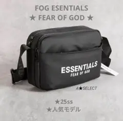 FOG ESEEENSIALS ★ エッセンシャルズ ショルダーバッグ BLK★