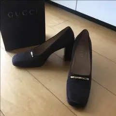 GUCCI グッチ スウェードハイヒール サイズ36