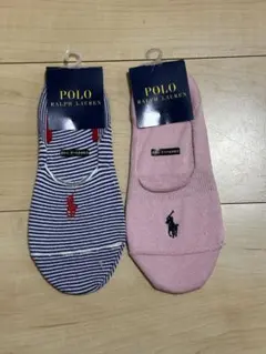 【新品未使用】Polo Ralph Lauren レディースソックス 2足セット