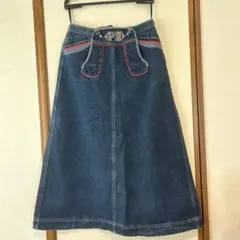 【90sビンテージ品】ピンクハウス　デニム　ロングスカートのサムネイル