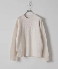 Fragrance cable knit/フレグランスケーブルニット