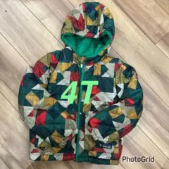 パタゴニア　キッズ　リバーシブルジャケット　ボアジャケット　4T