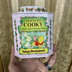東京ディズニーランド CHOCOLATE COOKIES 六角缶