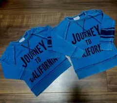 青色長袖カットソー 2枚セット