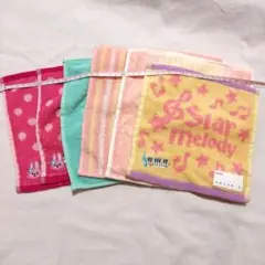子供用　ハンドタオル　6枚セット