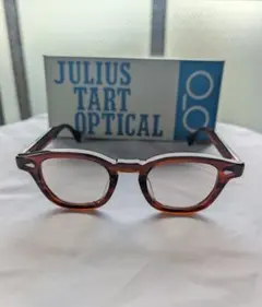 人気‼️　JULIUS TART OPTICAL サングラス amber 　茶のサムネイル