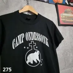 フルーツオブザルーム 古着Tシャツ S 黒 シングルステッチ 熊 十字架