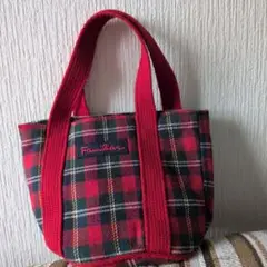 【美品*レア】ファミリア　ミニバッグ　チェック