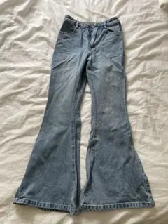 グレイル　ハイウエストフレアデニムパンツ[fo2243]