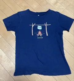 mont-bell キッズ Tシャツ ネイビー 150