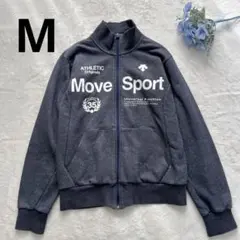 MOVE　SPORT　スウェット　ジップアップジャケット　デサント　M