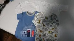 新生児肌着と洋服