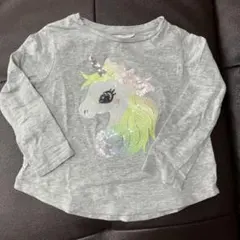 H&M 90サイズ　スパンコールTシャツ