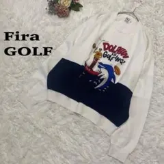 【フィラゴルフ】FILA GOLF 90s ヴィンテージ　刺繍　一点物