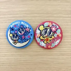 ナルミヤ キャラクターズ 刺繍缶バッジ エンジェルブルー