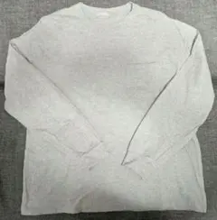 3/8まで限定価格　美品 GU ヘビーウェイト 長袖カットソー Lサイズ