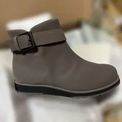 美品✨ ルイヴィトン ショートブーツ サイドジップ ブラウン レザー