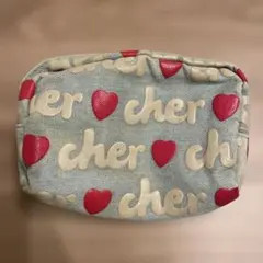 【お値下げしました】Cher デニムポーチのサムネイル