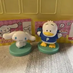サンリオ　キャラクター チョコエッグ　シナモロール　あひるのぺっクル　2点セット